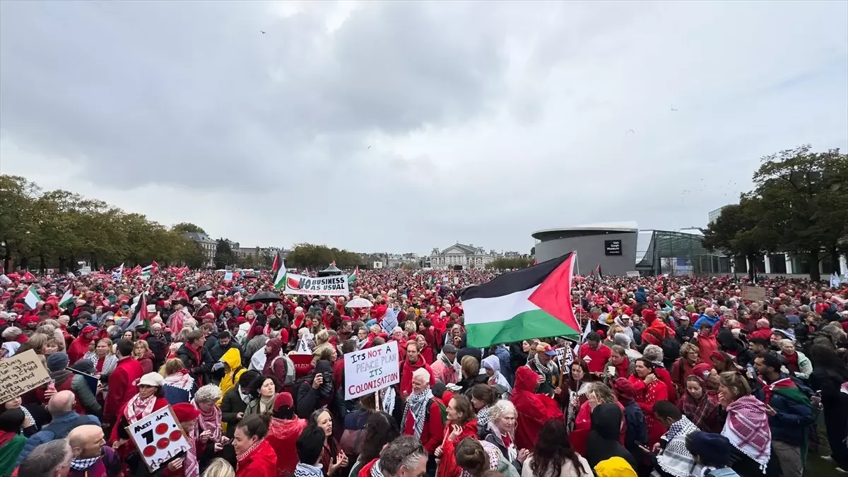 amsterdamda israil yanlisi politikalara tepki UzJWBhTl