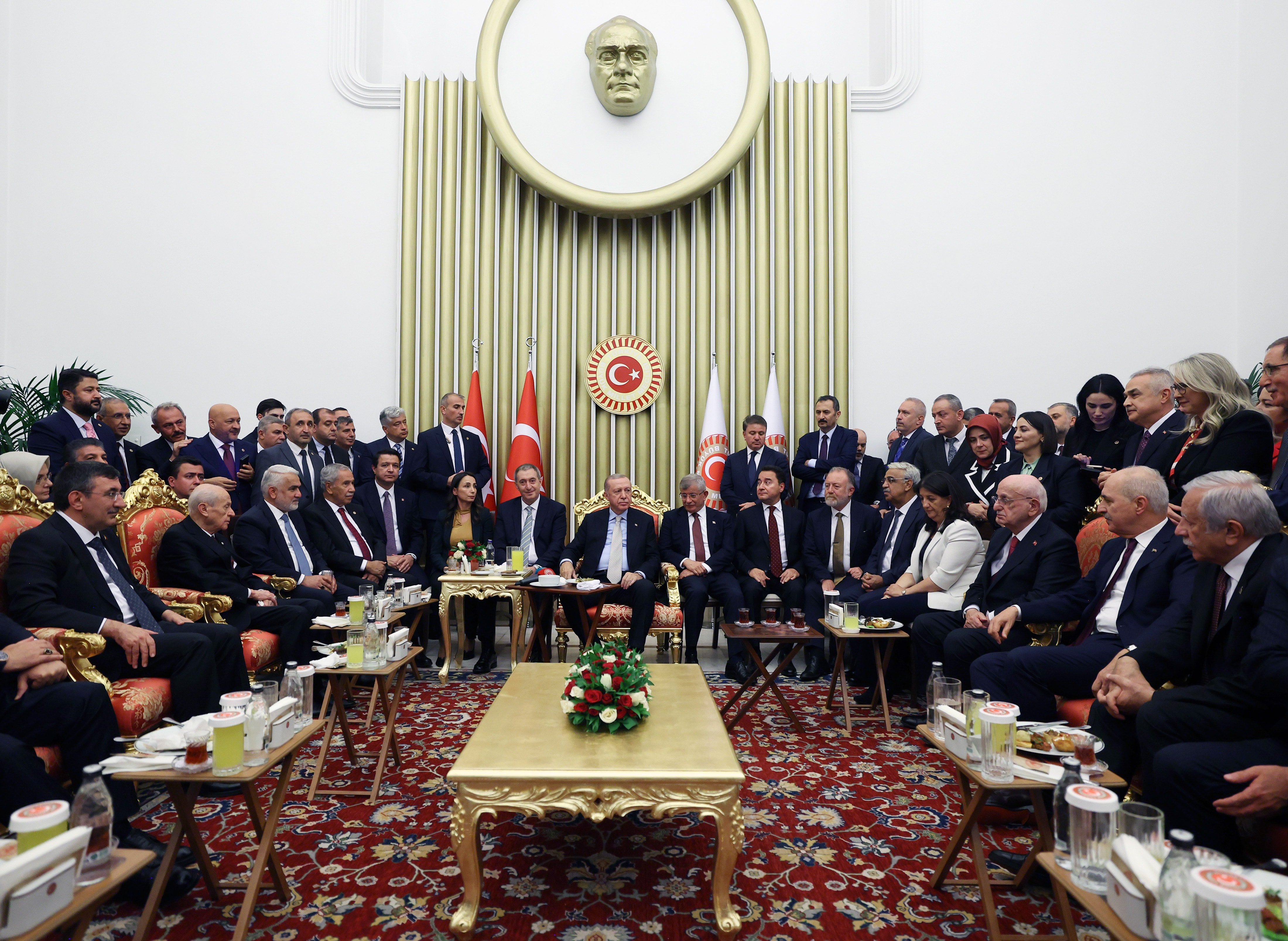 Davutoğlu, Babacan ve Erdoğan Fotoğrafı