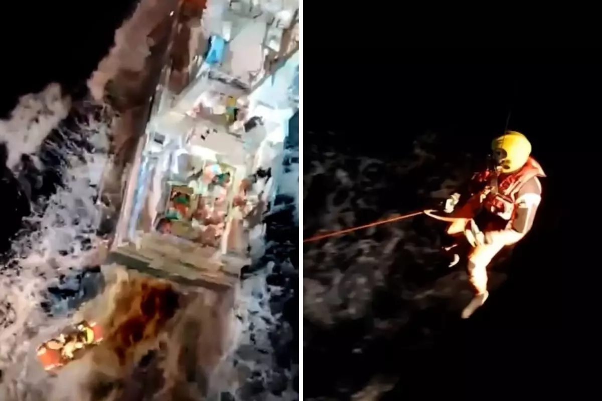 tekneleri orkalar tarafindan batirilan aile son anda kurtarildi 2gUdctck.jpg