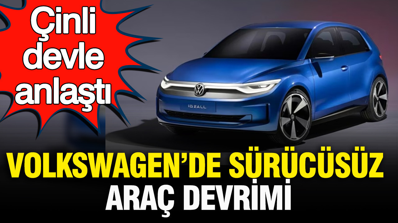 Çinli yapay zeka devi Horizon Robotics’le anlaştı: Volkswagen’de sürücüsüz araç devrimi